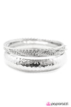 Load image into Gallery viewer, BANGLE and Chain - Silver
